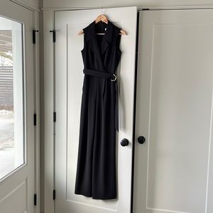 Black Calvin Klein jumpsuit, formal